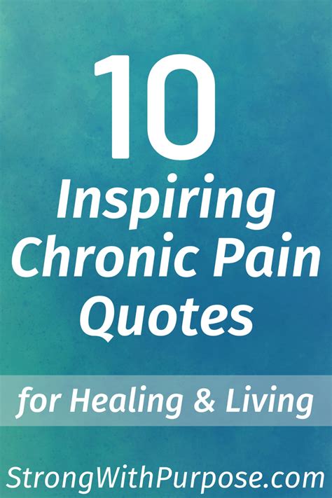 Inspiring Chronic Pain Quotes